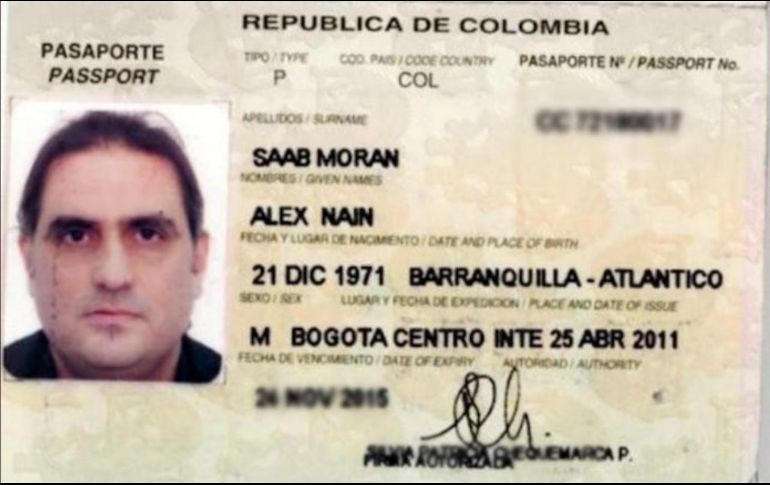 Junto a otros colombianos, Saab fue acusado en julio de 2019 en Estados Unidos de lavar dinero según un esquema de sobornos. ESPECIAL