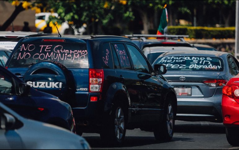 López Obrador señaló que las caravanas de automóviles en contra de su administración no perjudican. EL INFORMADOR / ARCHIVO