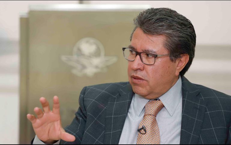 Ricardo Monreal, coordinador de la bancada de Morena en el Senado, propuso crear un solo órgano regulador. ARCHIVO