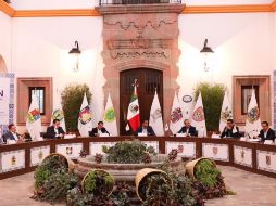 La Asociación de Gobernadores de Acción Nacional se reunió por segundo día consecutivo en Dolores Hidalgo, Guanajuato. TWITTER@GOAN_MX