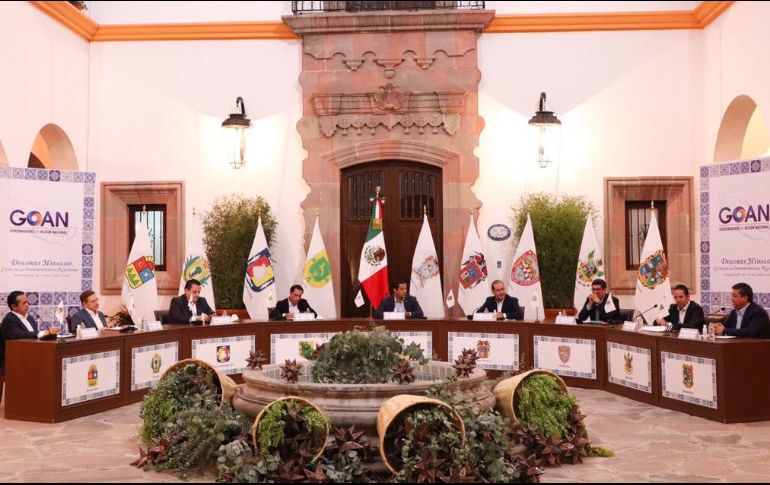 La Asociación de Gobernadores de Acción Nacional se reunió por segundo día consecutivo en Dolores Hidalgo, Guanajuato. TWITTER@GOAN_MX