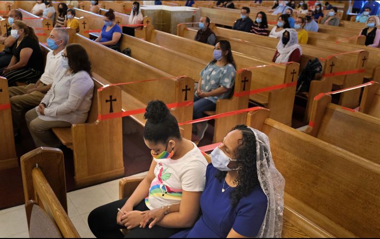 Estados Unidos suma 115 mil 729 fallecimientos por COVID-19. AP / S. Wenig