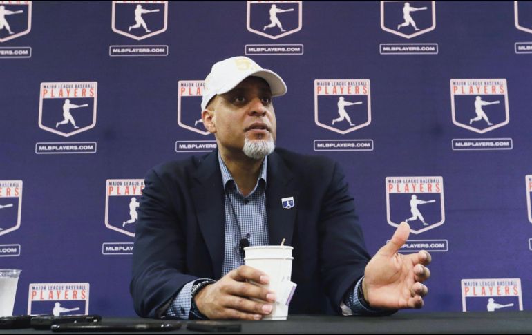 POSTURA. Tony Clark, líder de los jugadores ligamayoristas, dice que no hay espacio para más diálogo. AP