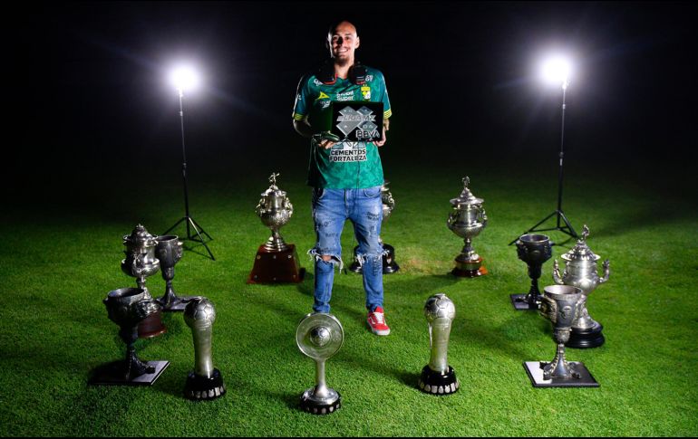 Nicolás Sosa, en sesión especial después del juego final de la eLiga BBVA MX entre los Esmeraldas de León y las Águilas del América. IMAGO7