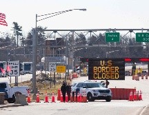 La frontera internacional entre Estados Unidos y Canadá, la más larga del mundo, se cerró de forma bilateral el 21 de marzo. AFP / ARCHIVO