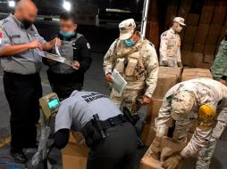 Según las autoridades, el cristal tendría un valor en el mercado de 158 millones de pesos. ESPECIAL/Guardia Nacional