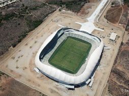 A poco más de un mes para el arranque del Apertura 2020, el Mazatlán FC afina los últimos detalles para que sobre el césped de su estadio, comience a rodar el balón, pero todo está listo. TWITTER / @QuirinoOC