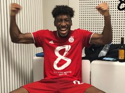 FESTEJO. El extremo galo celebró el octavo título consecutivo de Bundesliga del Bayern Múnich. TWITTER/@FCBayern