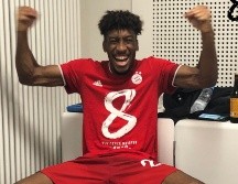 FESTEJO. El extremo galo celebró el octavo título consecutivo de Bundesliga del Bayern Múnich. TWITTER/@FCBayern