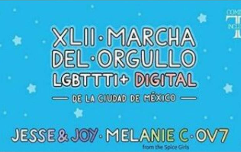 Thalía será la encargada de dar el banderazo de salida del evento. TWITTER / @MarchaLGBTCDMX