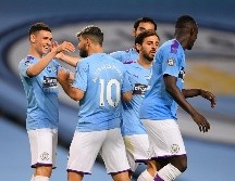 El Manchester City derrotó por 3-0 al Arsenal, este miércoles en el regreso de la Premier League tras casi tres meses de parón por la pandemia del nuevo coronavirus. AP / L. Griffiths
