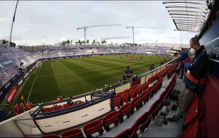 LaLiga ha vuelto con partidos a puerta cerrada, sin embargo los datos de audiencia en España también crecieron por encima de un 12% durante la primera jornada del reinicio.EFE/J. Diges