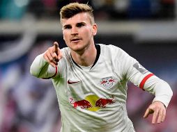 Timo Werner jugó cuatro temporadas en el Leipzig durante las que marcó 93 goles en 157 partidos. EFE