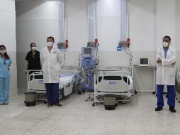 El Ángel Leaño comenzó a operar con 265 de 500 camas proyectadas. Se espera que 732 trabajadores, entre ellos médicos y enfermeras, atiendan a pacientes de COVID-19. EL INFORMADOR/E. Barrera