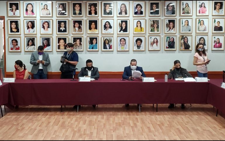 Sesión de la Comisión de Seguridad del Congreso de Jalisco. TWITTER/LegislativoJal