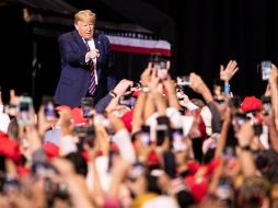 El mitin de mañana, el primero del presidente desde el inicio del confinamiento en el país en marzo, ha despertado cierto receló tanto por la fecha inicial como por el lugar elegido. EFE/E. Laurent