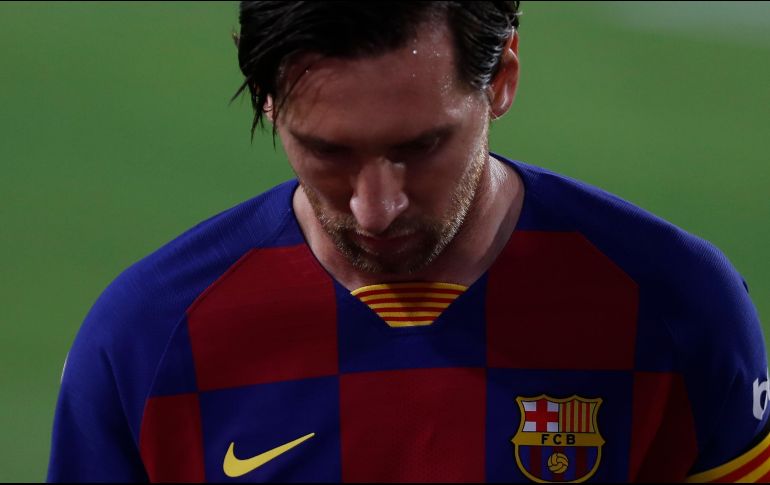 Messi no pudo hacerse presente en el marcador. AP / A. Fernández
