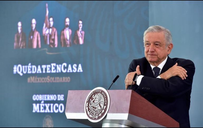El Presidente Andrés Manuel López Obrador participa en una rueda de prensa matutina en Cuernavaca, Morelos. EFE/Presidencia