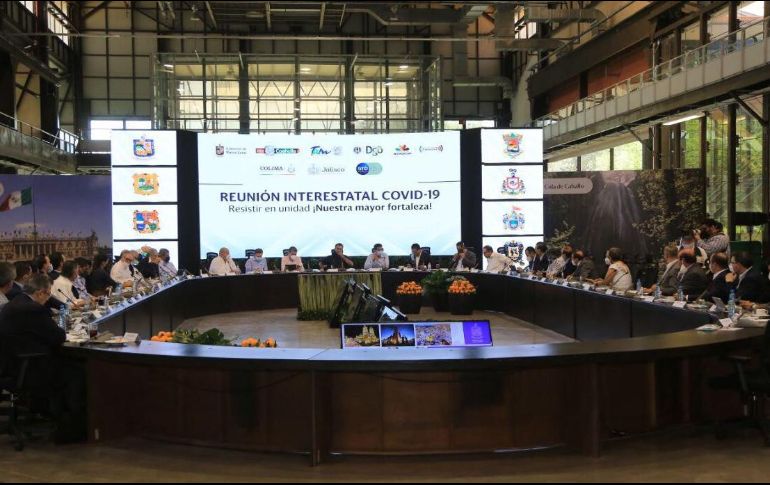 La Reunión Interestatal COVID-19, celebrada en Monterrey. ESPECIAL