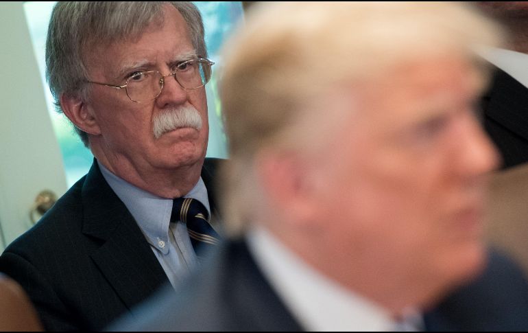 Las memorias pintan un retrato desfavorable de las decisiones de política exterior de Donald Trump durante el turbulento año y medio que Bolton como ex asesor de seguridad. AFP / ARCHIVO
