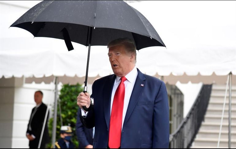 La gestión de Donald Trump ha recibido varias críticas por su forma de manejar la pandemia. EFE/M. Theiler