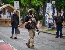 Los manifestantes acordonaron varias manzanas junto a una estación de policía en el barrio de Capitol Hill. EFE/S. Brashear