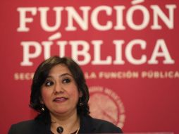 Aseveran que existe una campaña contra Irma Eréndira Sandoval por parte de grupos que no aceptan el combate a la corrupción. SUN/ARCHIVO