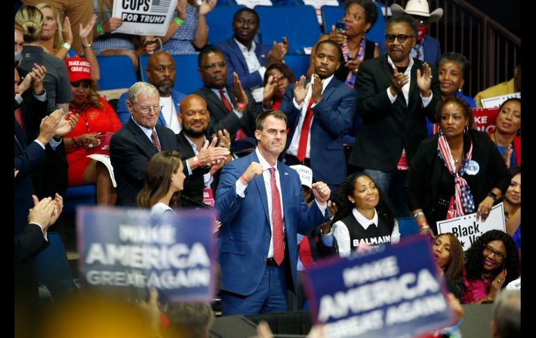 El equipo de campaña de Trump reconoció que la asistencia al evento electoral no era la esperada. AP/S. Ogrocki