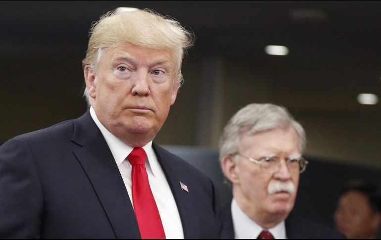 El libro de Bolton ofrece la imagen de un Donald Trump que se deja influir por líderes internacionales y que ignora conceptos básicos de política exterior. EFE/. Lane