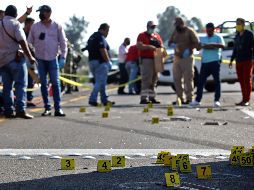 Datos del Secretariado Ejecutivo del Sistema Nacional de Seguridad Pública revelan que en cinco meses de 2020 hubo mil 094 víctimas de homicidio doloso en Jalisco. AFP/U. Ruiz