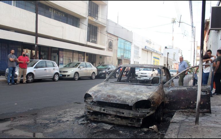 En Celaya se registraron el sábado vehículos incendiados y el bloqueo carreteras. EFE/ARCHIVO