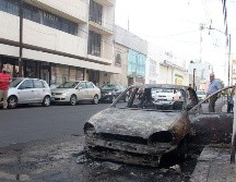En Celaya se registraron el sábado vehículos incendiados y el bloqueo carreteras. EFE/ARCHIVO