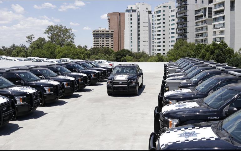 Estas unidades se suman a las 271 patrullas entregadas en 2019, teniendo así un total de 439 vehículos nuevos. ESPECIAL /