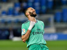 Benzema anotó uno de los dos goles que le dieron la victoria al Real Madrid en el partido contra la Real Sociedad. AP / A. Barrientos