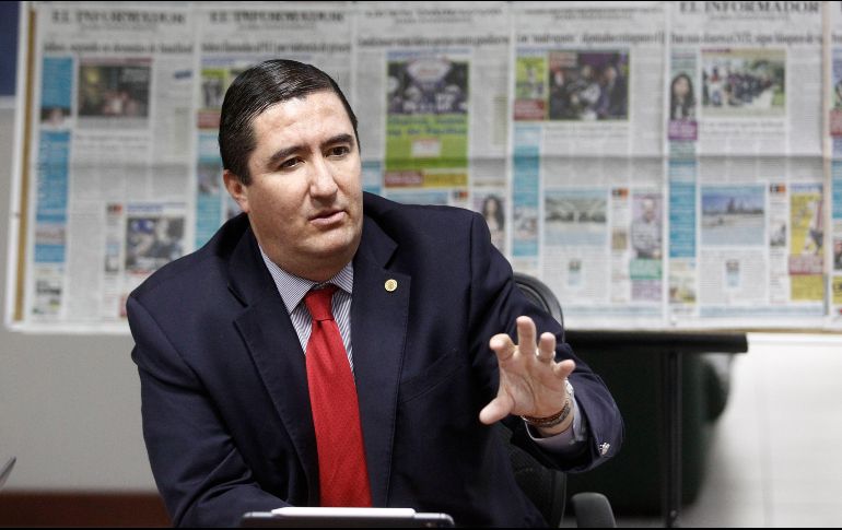 “Hoy que los empresarios están golpeados (por la crisis) queremos que se suban a la plataforma y funcione como punto de encuentro para ellos”, explicó Xavier Orendáin De Obeso, presidente de la Canaco. ARCHIVO