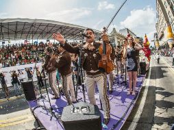 Orígenes. El desfile inaugural del Encuentro Internacional del Mariachi y la Charrería tomaba las calles del Centro Histórico, ahora se realiza por el corredor Chapultepec. ARCHIVO