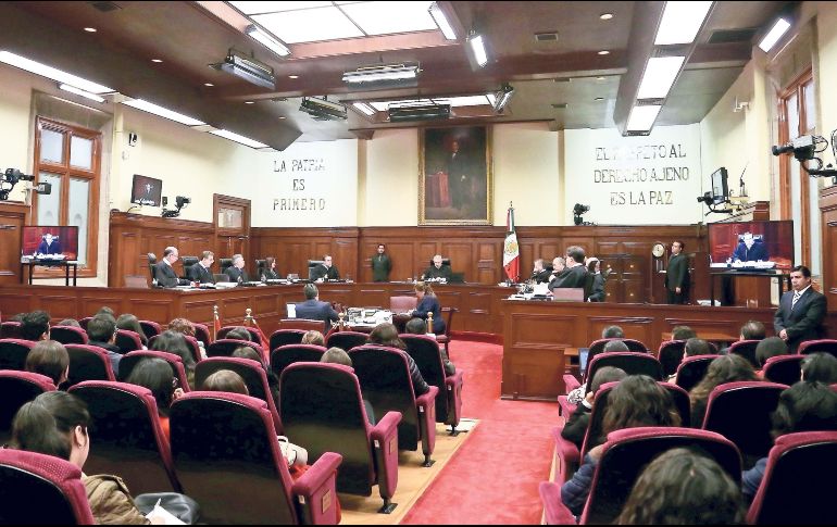 El Pleno de la Corte expresa el pésame a familiares y amigos. SUN / ARCHIVO