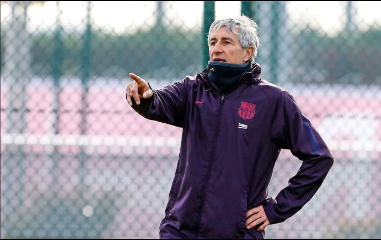 Tras ser alcanzado en puntos por el Real Madrid, Quique Setién, técnico del Barcelona, se mostró confiado de que el título de LaLiga será blaugrana. INSTAGRAM / @fcbarcelona