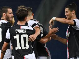 Para CR7 fue el 22 gol en esta temporada liguera mientras que Dybala lleva ocho tantos. AP / M. Paolone