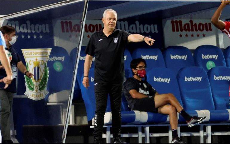 Aguirre habría tomado la decisión de marcharse al final de la campaña pase lo que pase, debido a ciertos desacuerdos con la directiva del Leganés. EFE/ J. Martín