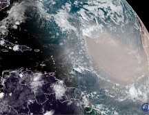 La nube se originó en África hace una semana. NOAA