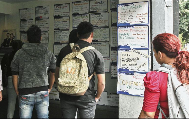 Se han perdido más de un millón de empleos en los primeros meses de este año. EL INFORMADOR/E. Barrera