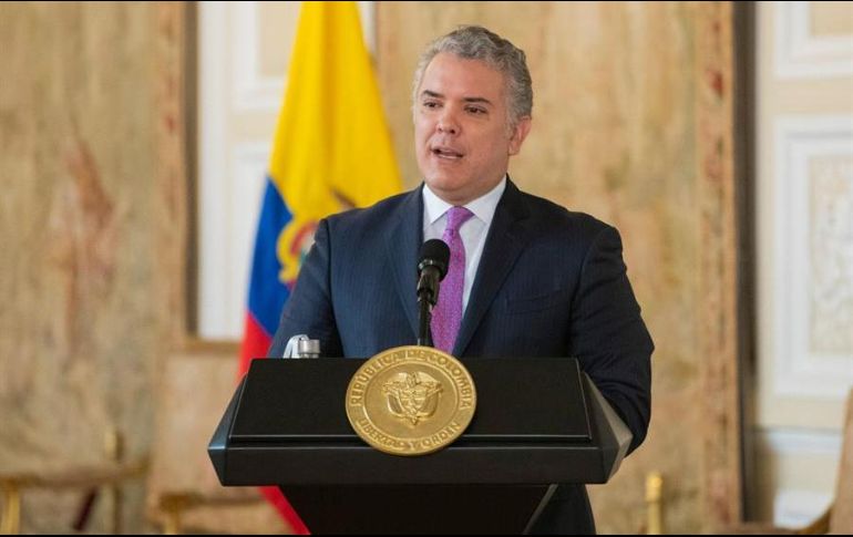 El presidente de Colombia, Iván Duque, afirmó que no tolerará abusos por parte de las fuerzas oficiales. EFE/Presidencia de Colombia