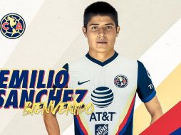 Sánchez, de 26 años de edad y originario de Aguascalientes, comenzó su formación en el Nido de Coapa desde el 2011 y salió en 2016 a préstamo. TWITTER / @ClubAmerica