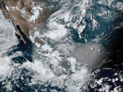 Imagen satelital de la nube de polvo que se desplaza del Caribe a la Península de Yucatán. ESPECIAL/www.nesdis.noaa.gov