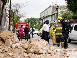 Se han reportado al menos dos mil 060 réplicas del sismo ocurrido el martes. EFE/O. Méndez