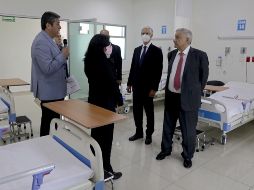 El Mandatario estuvo acompañado por el gobernador mexiquense, Alfredo del Mazo (PRI); por el secretario de Salud, Jorge Alcocer, y por el titular del Insabi, Juan Ferrer. TWITTER/@alfredodelmazo