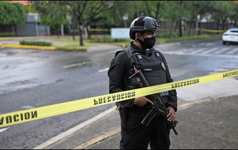 Omar García Harfuch informa que el grupo criminal responsable del atentado en su contra era el Cártel Nueva Generación. AFP / P. Pardo