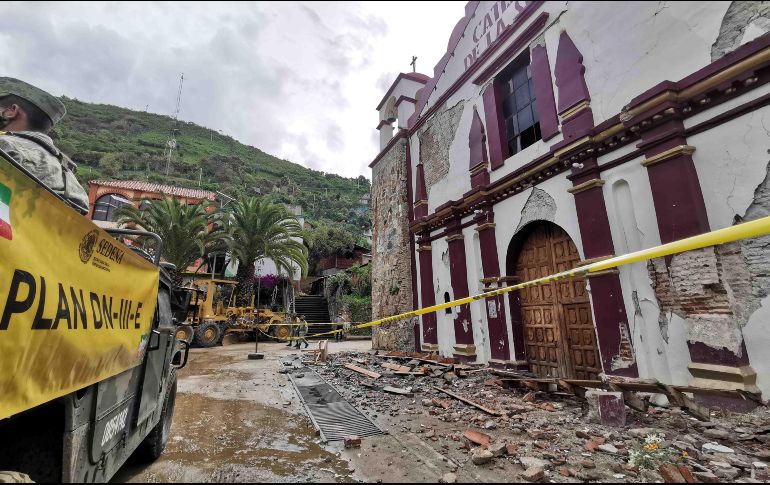 Se reportan 10 decesos por el sismo del pasado martes de magnitud 7.5 en Oaxaca.SUN/EELG