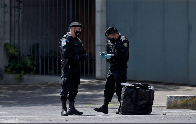 La Marina Armada se coordinó con la Policía de Investigación de la Ciudad de México para efectuar recorridos de vigilancia. AFP/P. Pardo